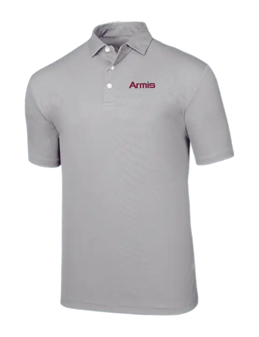 Callaway Birdseye Light Grey Polo w/Armis Logo
