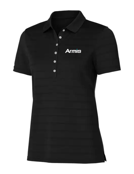 Callaway Womens Black Ventilated Polo w/Armis Logo
