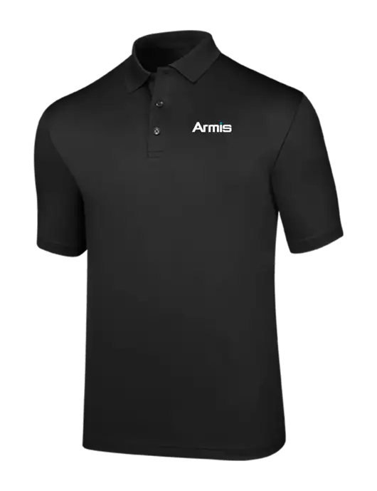 Callaway Opti-Dri Black Chev Polo w/Armis Logo