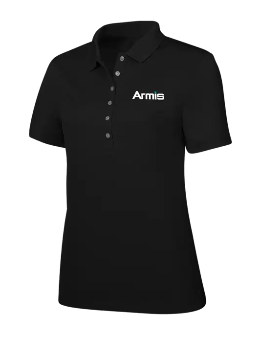Callaway Womens Ottoman Black Polo w/Armis Logo