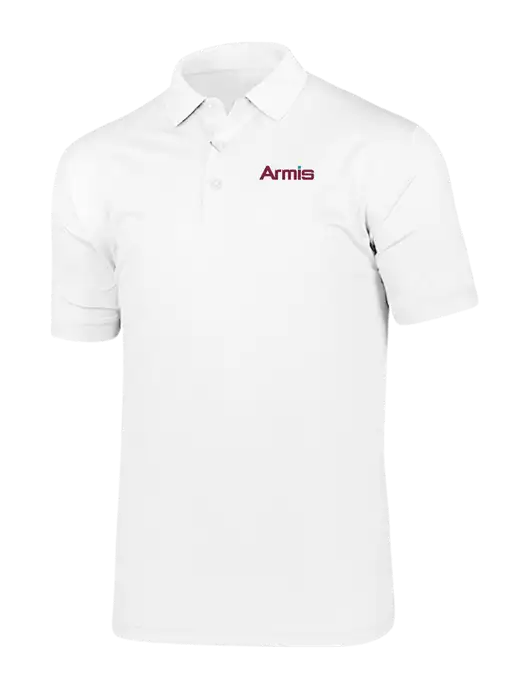 Callaway Vibrant Bright White Ventilated Polo w/Armis Logo