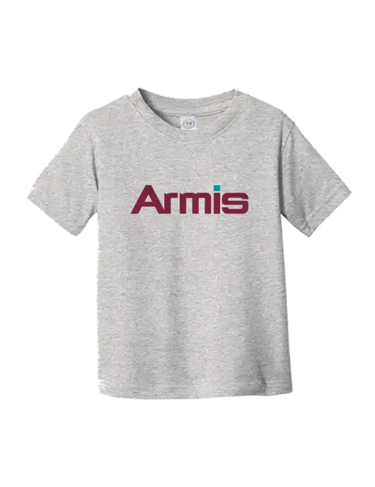 Rabbit Skins Light Grey Heather Toddler Fine Jersey Tee w/Armis Logo