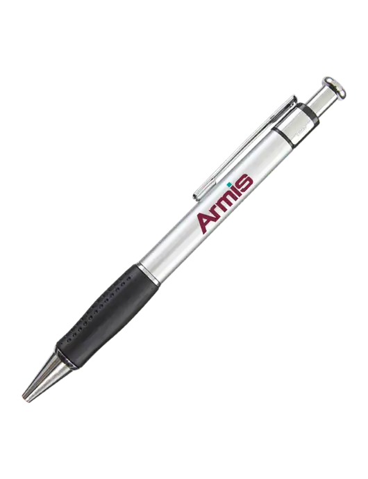 Malta Silver Pen - Black Ink w/Armis Logo