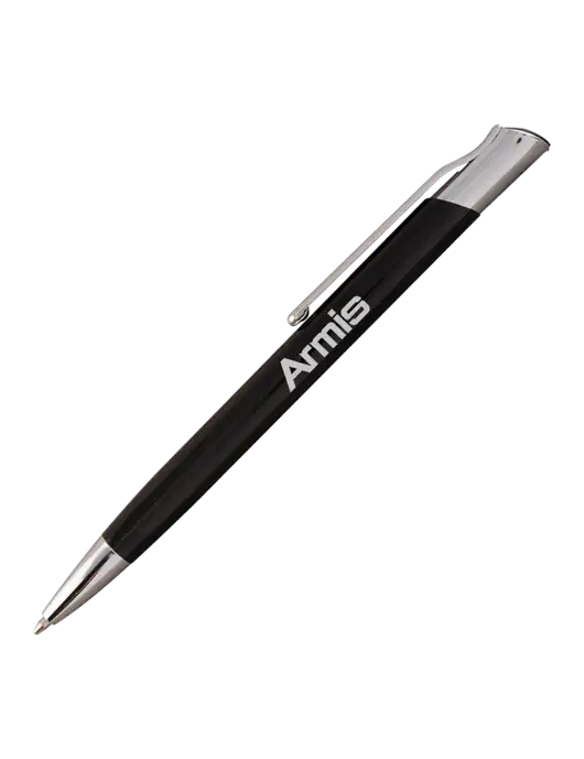 San Malo Black Pen - Black Ink w/Armis Logo