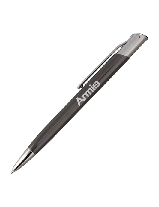 San Malo Gunmetal Pen - Black Ink w/Armis Logo