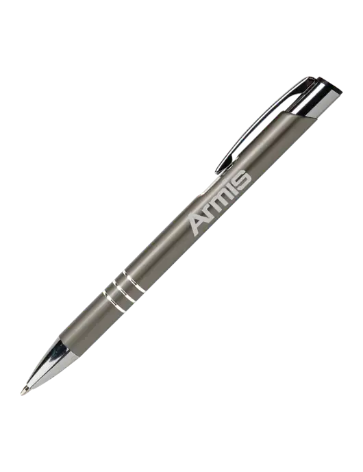 Laurent Gunmetal Pen - Black Ink w/Armis Logo