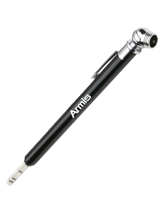 Quick View Black Tire Gauge w/Armis Logo