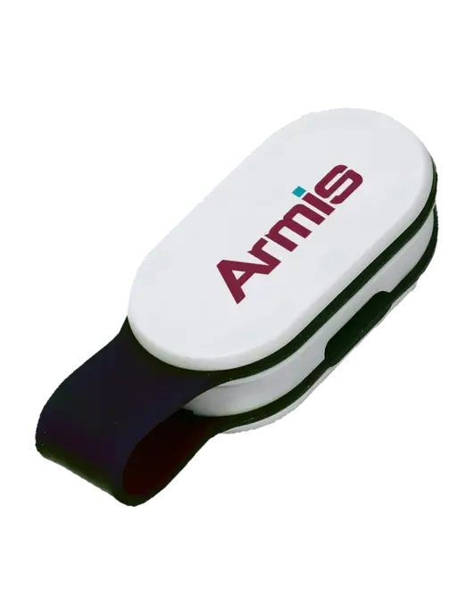 Magna Clip Black Personal Safety Light w/Armis Logo