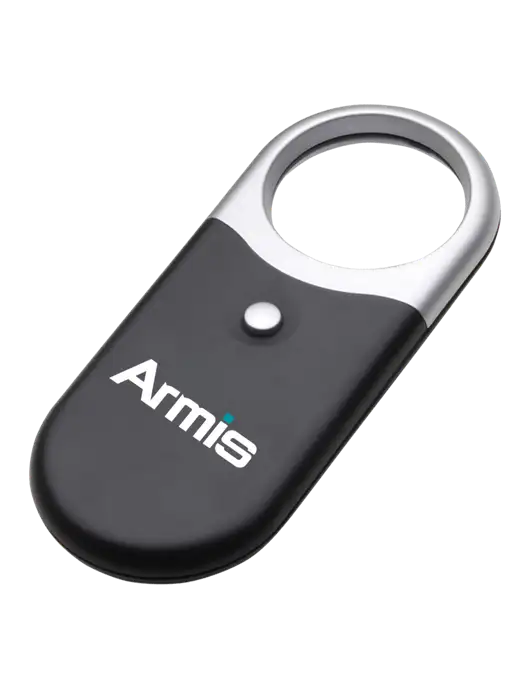 Compact Black Magnifier Light w/Armis Logo