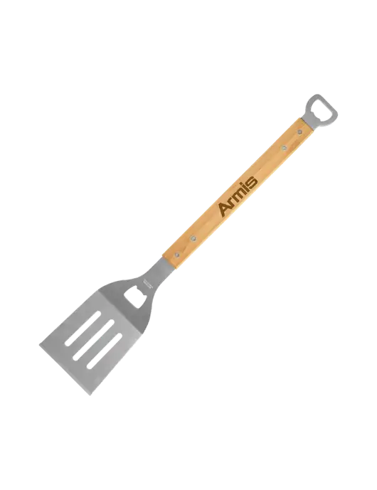 Bamboo BBQ Spatula w/Armis Logo