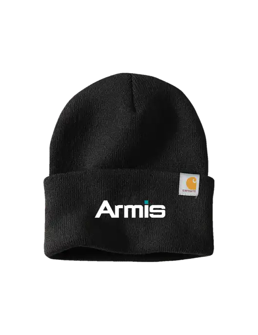 Carhartt Black Watch Cap 2.0 w/Armis Logo