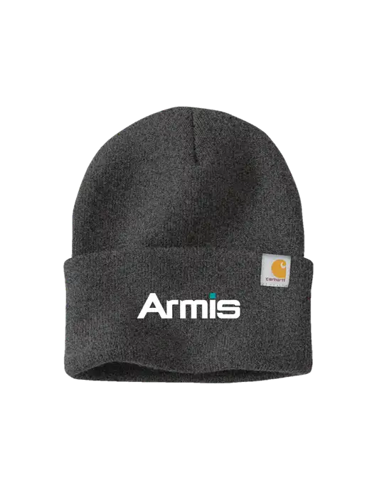 Carhartt Dark Grey Watch Cap 2.0 w/Armis Logo