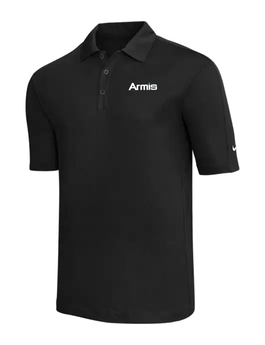 Nike Black Tech Sport Dri-FIT Polo w/Armis Logo