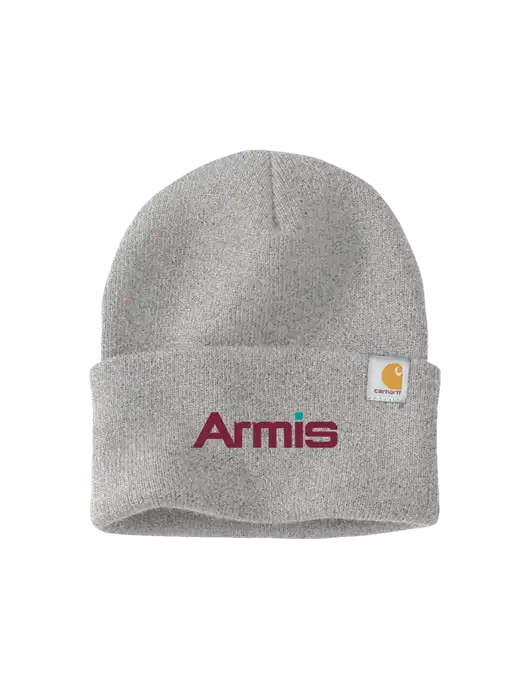 Carhartt Light Grey Heather Watch Cap 2.0 w/Armis Logo