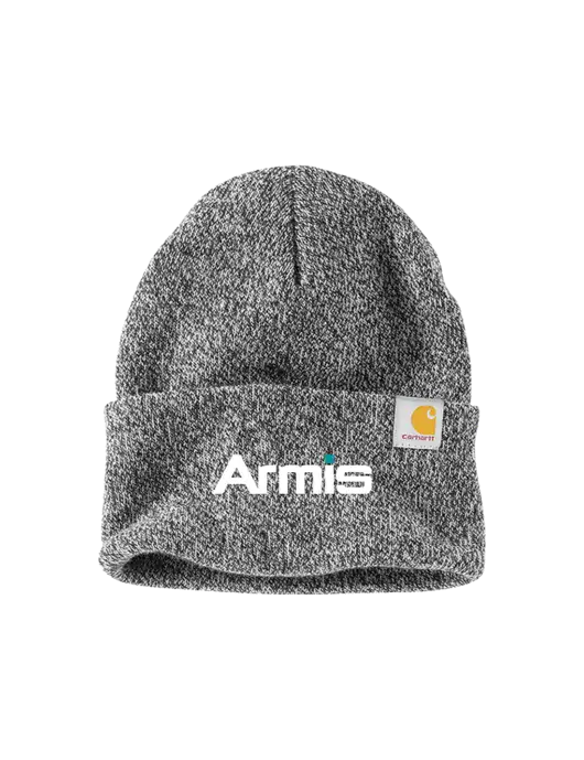 Carhartt Medium Grey Heather Watch Cap 2.0 w/Armis Logo