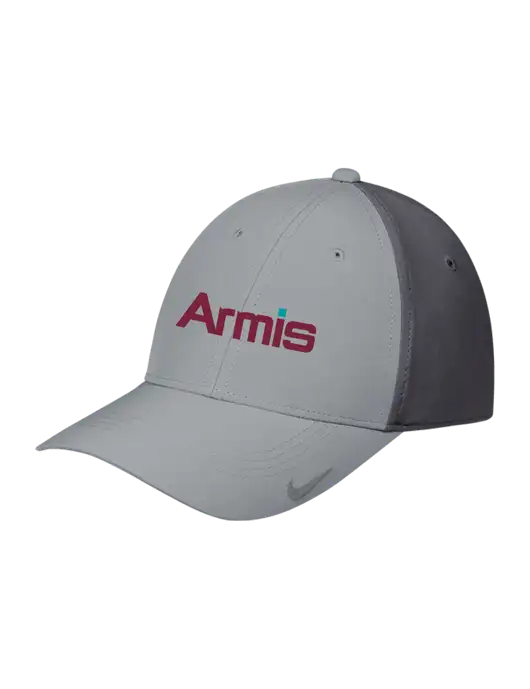 Nike Light Grey/Dark Grey Dri-FIT Legacy Cap w/Armis Logo