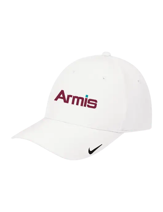 Nike White Dri-FIT Legacy Cap w/Armis Logo