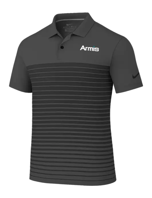 Nike Dark Grey Dri-FIT Vapor Block Polo w/Armis Logo