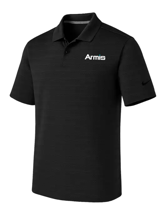 Nike Black Dri-FIT Vapor Jacquard Polo w/Armis Logo