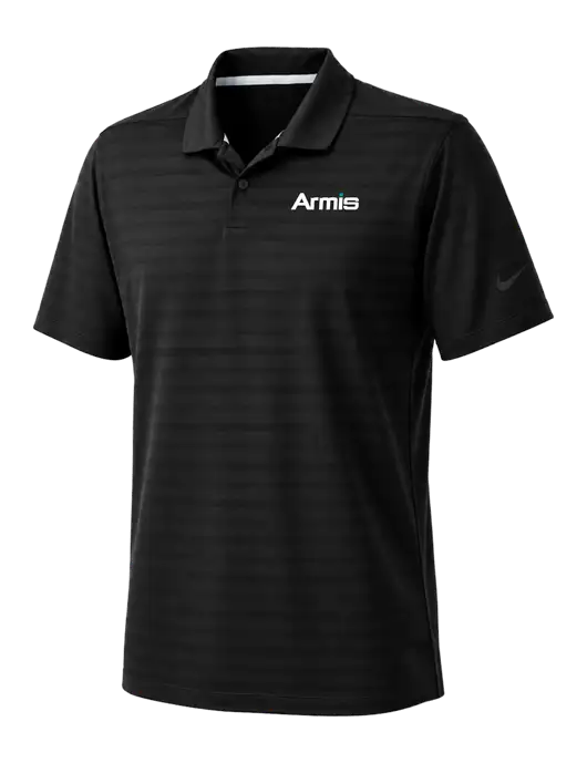 Nike Black Dri-FIT Vapor Jacquard Polo w/Armis Logo