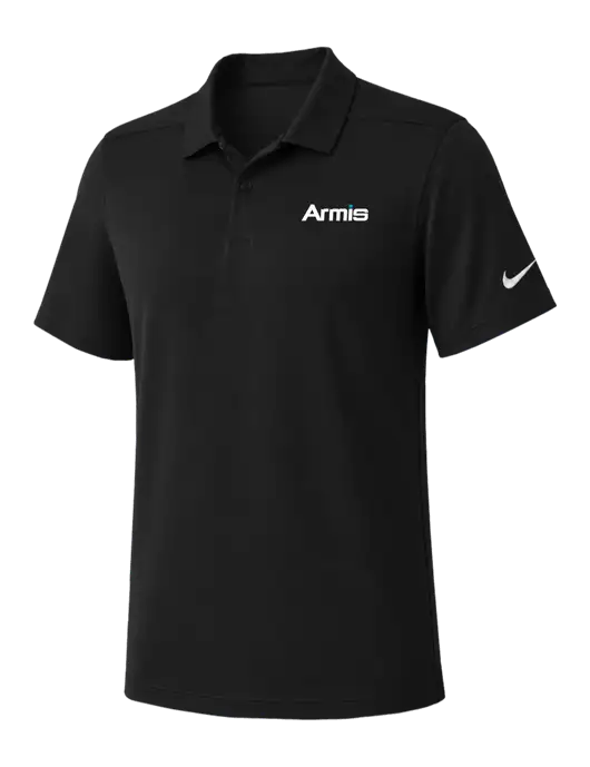 Nike Black Dry Essential Solid Polo w/Armis Logo