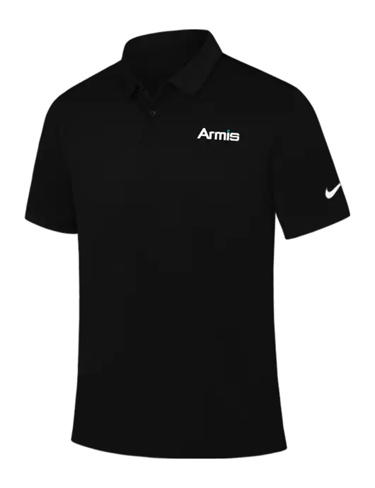 Nike Black Dry Essential Solid Polo w/Armis Logo