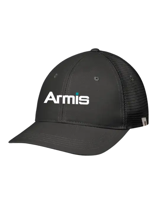 Carhartt Black Trucker Rugged Pro Series Cap w/Armis Logo