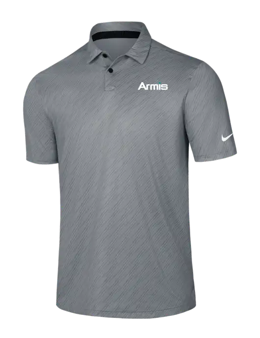Nike Medium Grey Vapor Dash Polo w/Armis Logo