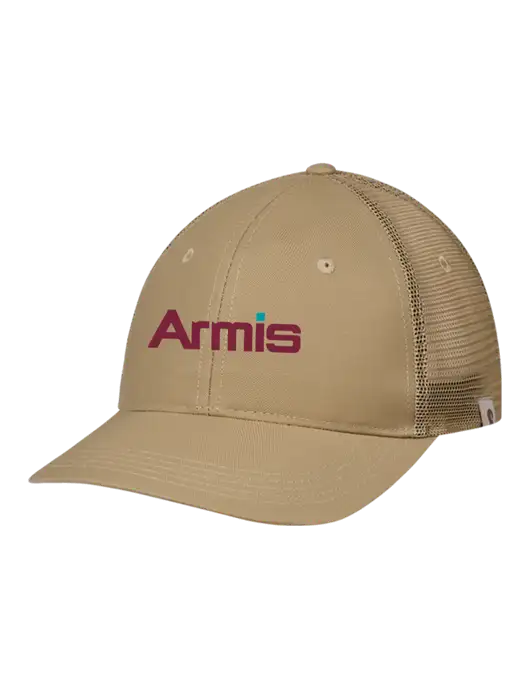 Carhartt Dark Tan Trucker Rugged Pro Series Cap w/Armis Logo
