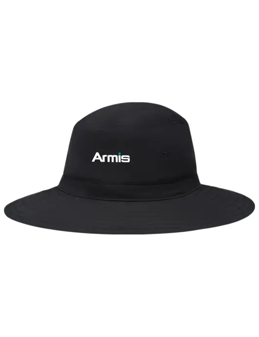 Black Booney Sun Hat w/Armis Logo