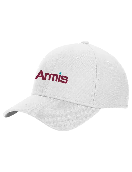 New Era Diamond Era White Stretch Cap w/Armis Logo