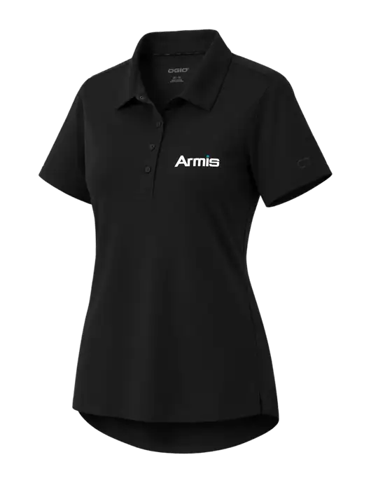 OGIO Womens Envision Black Polo w/Armis Logo